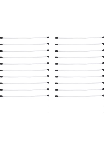 50CM Sata 3.0ııı Sata3 7pin 6gb/s Veri Kablosu, Naylon Kollu(Beyaz) (Yurt Dışından)