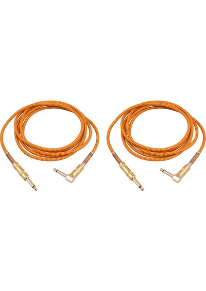 Gitar Enstrüman Kablosu 10FT Enstrüman Bas Amp Kablosu 1/4 Inç 6.35MM (Yurt Dışından)