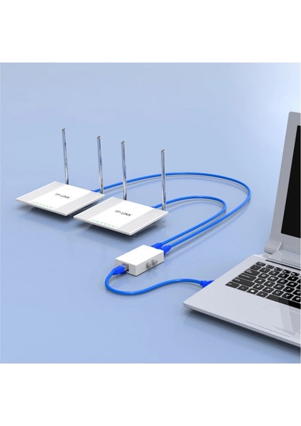 RJ45 Ağ Anahtarı 2 Bağlantı Noktalı Lan Ethernet Ağ Kutusu Değiştirici RJ45 (Yurt Dışından) fiyatları