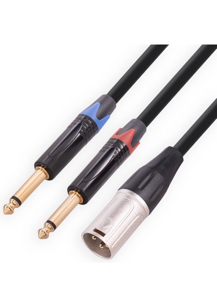 Xlr Erkek - Çift 6,35MM Fişli Ses Mikrofon Kablosu, 3,3 Feet/1 Metre (Yurt Dışından) fiyatları