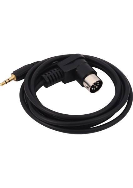 Araba 3,5 mm Aux Giriş Adaptörü Ses Kablosu Mini Jak Aux 8-Pin (Yurt Dışından)