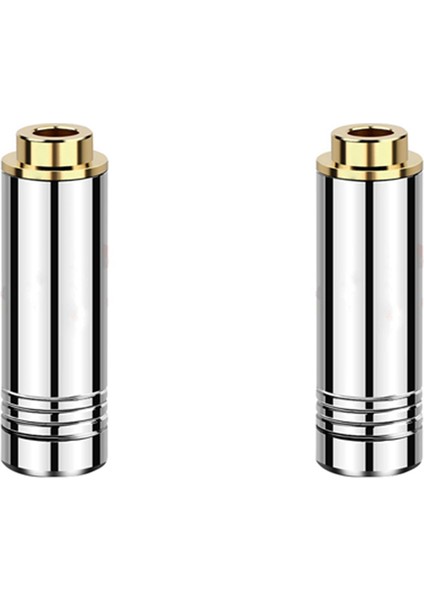 Dişi Jak Ses Fişi 4.4mm 5 Kutuplu Metal Kulaklık Adaptörü Gümüş (Yurt Dışından) indirimleri