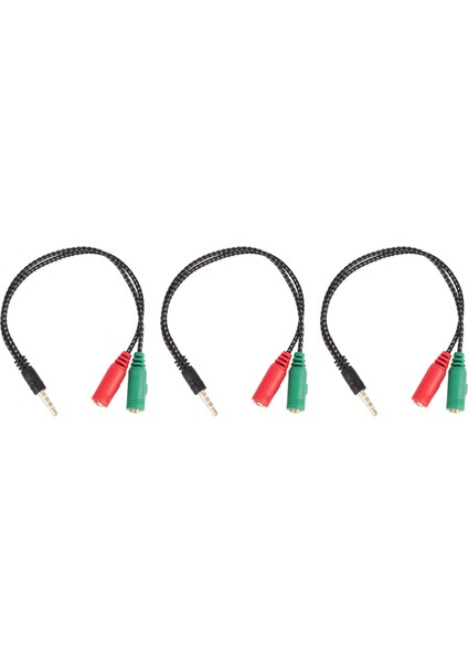 1 Adet Kablo Adaptörü 2'si 1 Arada Splitter 4 Kutuplu 3.5mm Ses Kablosu Pc Için (Yurt Dışından) fiyatları