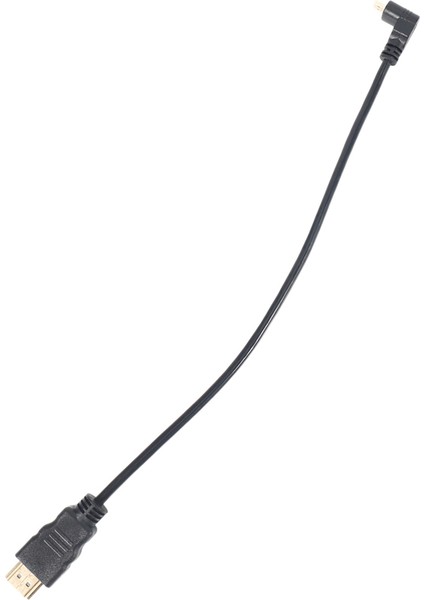 30CM Mikro-Hdmı Dik Açı Erkek - HDMI Erkek (90 Derece)(Tip B) (Yurt Dışından)
