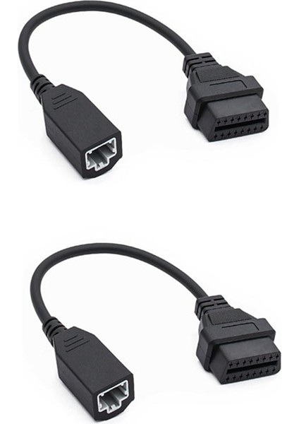 Honda 3pin Obd1 Adaptörü Obd2 Obdıı 3 Pin 16 Pin Için 2pc Obd2 Kablosu (Yurt Dışından)