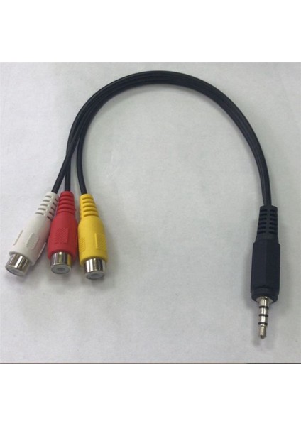 2,5 mm Mini Av Erkek - 3rca Dişi M/f Ses Video Adaptör Kablosu (Yurt Dışından)