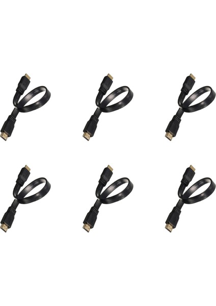 Ses Video Hdtv Tv Ps3 Için Kısa HDMI Erkek - Erkek Fiş Düz Kablo (Yurt Dışından)