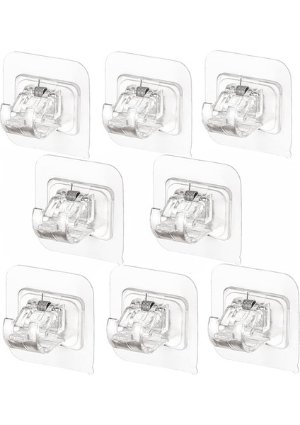 26PCS Perde Çubukları Matkapsız Çivi Ücretsiz Ayarlanabilir Kancaya Sopa (Yurt Dışından) indirimleri