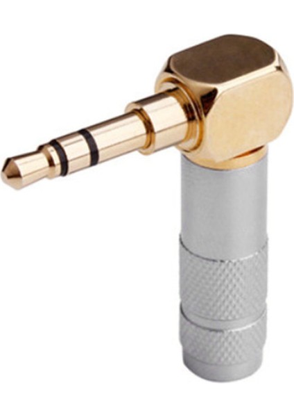 3.5mm L Şekli Jak Altın Kaplama 90 Derece Açılı Ses Fişi Gümüş (Yurt Dışından) modelleri