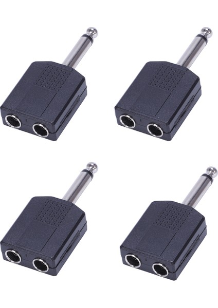 6.35 1/4 Inç Erkek - Çift Dişi Mono Y Kablosu Pa Ses Kablosu Adaptörü (Yurt Dışından)