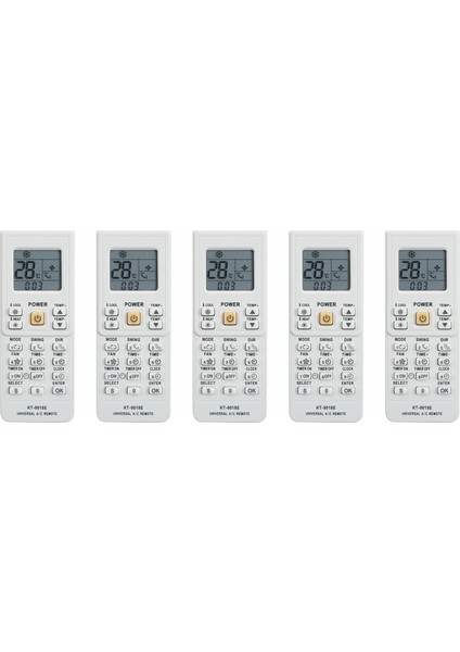 Toshiba KT-9018E Için 5x Klima Evrensel Uzaktan Kumanda (Yurt Dışından) fiyatları