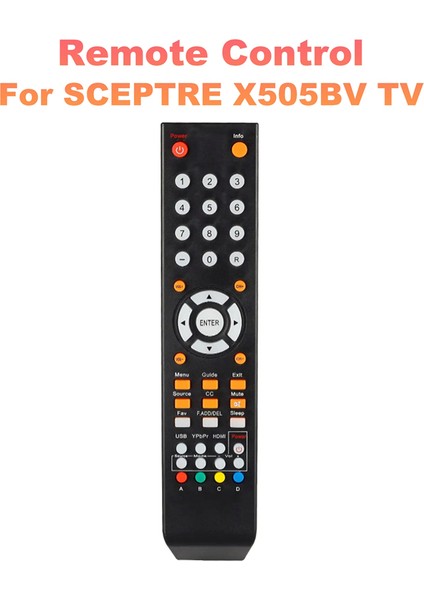 Scepter X505BV Tv Uzaktan Kumandası Için Uzaktan Kumanda (Yurt Dışından)