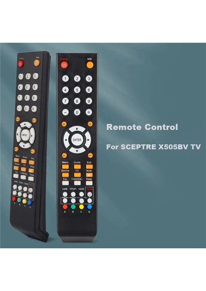 Scepter X505BV Tv Uzaktan Kumandası Için Uzaktan Kumanda (Yurt Dışından)