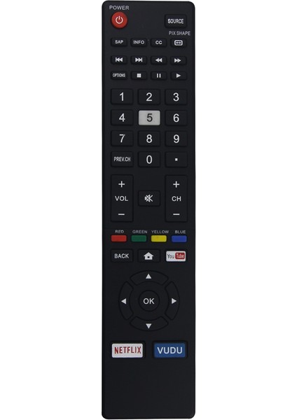 Sanyo Tv FW50C87F FW55C46FB Için NH426UP Uzaktan Kumandanın Değiştirilmesi (Yurt Dışından)