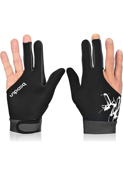 Bilardo Eldivenleri Bilardo Snooker Siyah Sekiz Kaymaz Üç Parmak Açık Parmak Profesyonel Yüksek Dereceli Ince Eğitim Aksesuarları (Yurt Dışından)