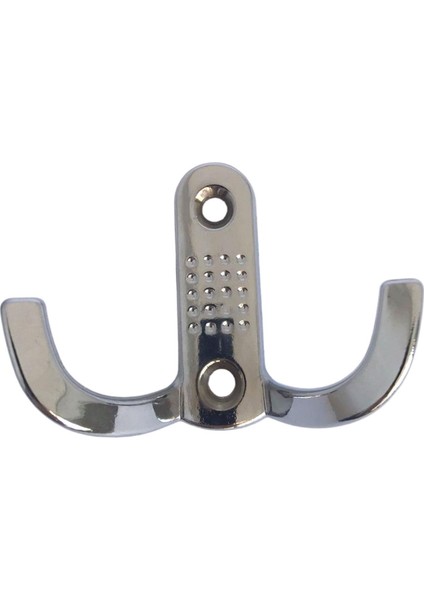 Noktalı Askı Krom Portmanto Askı Vestiyer Duvar Askısı Metal Dolap Elbise Askılığı
