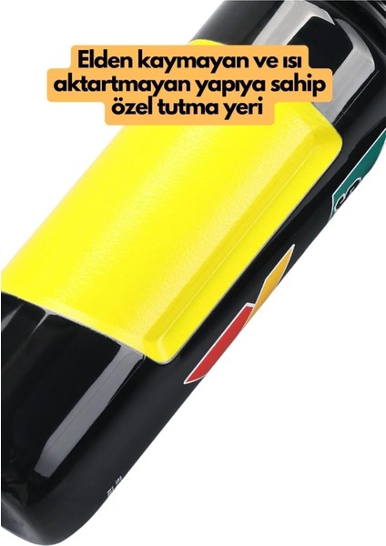 500ML Sports Passion Kayma Yapmayan Tutma Bölmeli Tritan Su Matarası