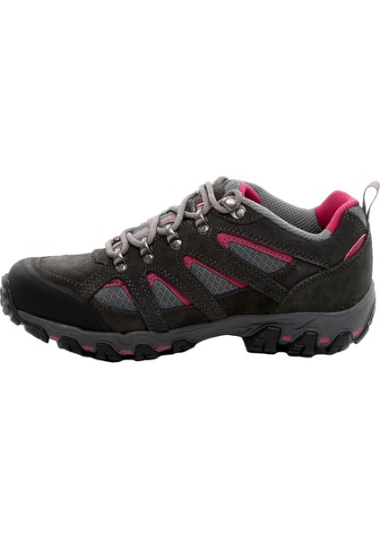 Bodmin Low 5 Ladies Weathertite Dark Grey/cochineal