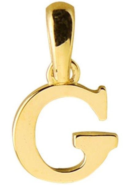 14 Ayar Altın G Harfi Kolye Ucu 0,39 gr