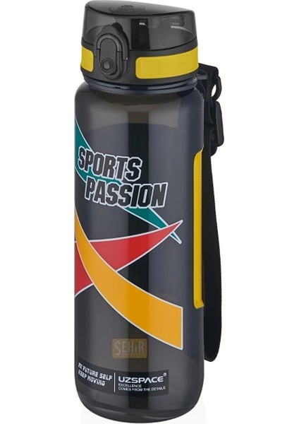 500ML Sports Passion Kayma Yapmayan Tutma Bölmeli Tritan Su Matarası