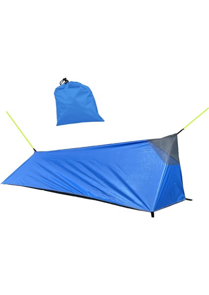 Kamp Su Geçirmez Kişınağı Uyku Tulumu Mavi (Yurt Dışından)