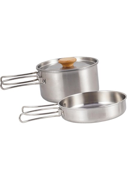 Kamp Piknik Anti Pas Paslanmaz Çelik Tencere Seti Isı (Yurt Dışından) fiyatları