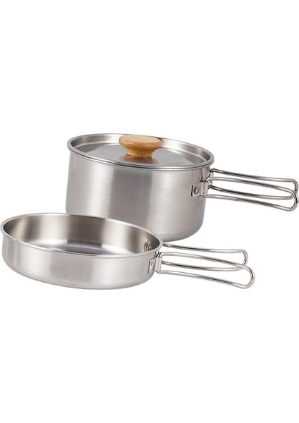 Kamp Piknik Anti Pas Paslanmaz Çelik Tencere Seti Isı (Yurt Dışından) indirimleri