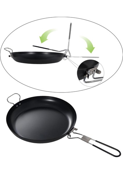 Açık Kamp Tencere Yapışmaz Tava W/katlanabilir I 12 '' (Yurt Dışından) fırsatları