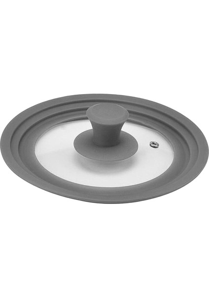 Tencere Ğı Için Cam Ğı, Isıya Dayanıklı Jantlı Tencere GRAY_30CM (Yurt Dışından)