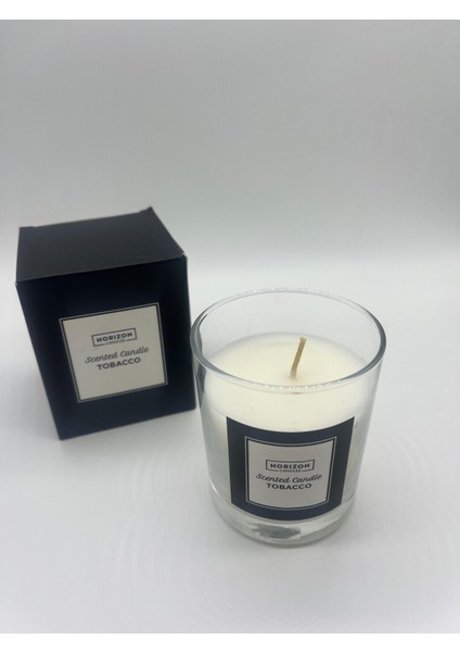 İly Store Horizon Candles Tobacco Cam Kötü Kokuyu Çeken ve Dumanı Alan  Kokulu Mum (1 Adet)