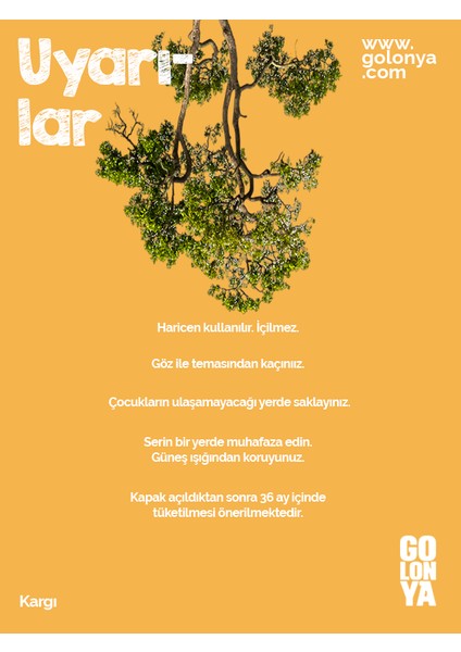 Kargı Kokulu Premium Kolonya - 250 ml Cam Şişe