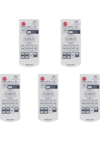 5x N2QAYA000116 LCD Video Projektör Için Yedek Uzaktan Kumanda PT-LB382 PT-LB332 PT-LW312 PT-LW362 (Yurt Dışından)