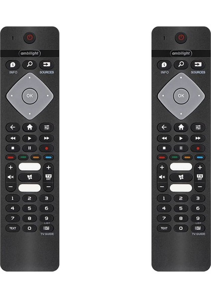 Tüm 4K Akıllı LED Tv Için 2x Uzaktan Kumandanın Değiştirilmesi 75PUS6754/12 65PUS6754/12 65PUS6704/12 55PUS6754 (Yurt Dışından)