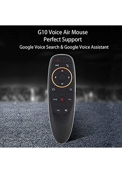 G10S Akıllı Ses Uzaktan Kumanda 2.4g Rf Jiroskop Mini A95X F3 Android Tv Kutusu Için Kablosuz Hava Fare (Yurt Dışından)