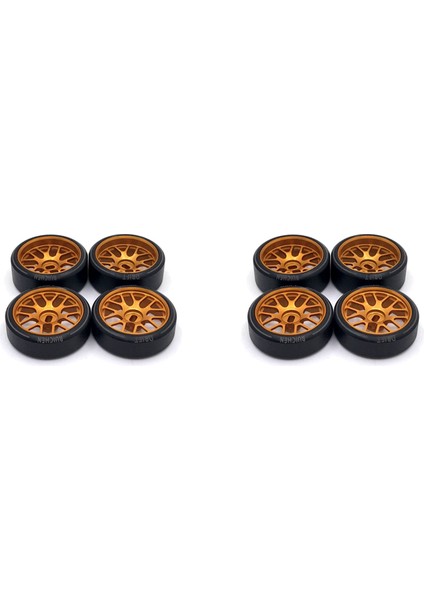 8 Adet Metal Jant Sert Plastik Drift Lastik Lastikleri 284131 K969 K989 P929 Mini-Z 1/28 Rc Araba Yükseltme Parçaları, 1 (Yurt Dışından)