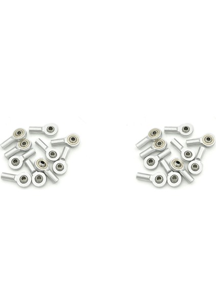 20 Adet Metal M2 Rot Ucu Küresel Mafsal Bağlantı Topu Kafa Mini 4WD Rc Araba Kamyon Paletli Tekne Uçak, 3 (Yurt Dışından)