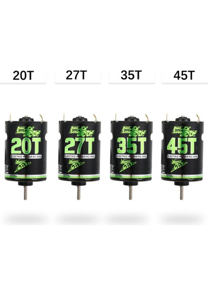 20 T 540 Fırçalı Motor 1/10 Rc Paletli Eksenel SCX10 AXI03007 90046 Trx4 Rc Araba Tekne Parçaları (Yurt Dışından)