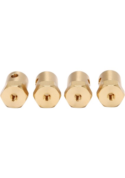 20pcs 5mm ila 12mm Pirinç Birleştirici Tekerlek Hub Hub Hex Adaptörü WPL B14 B16 B24 B36 C14 C24 MN D90 D91 RC Araba Yedek Parçaları (Yurt Dışından)