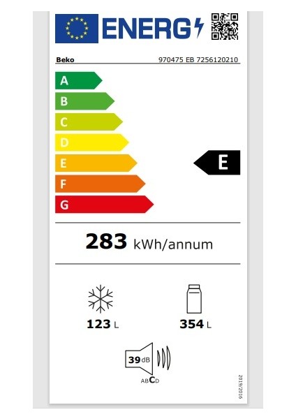 970475 Eb No Frost Buzdolabı