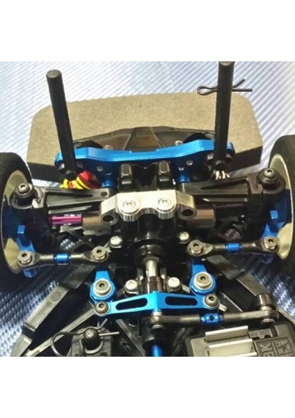 6 Adet Direksiyon Bağlantı Çubuğu Servo Çubuk Tt-02 TT-02T TT02 TT02T 1/10 Rc Araba Yükseltme Parçaları Aksesuarları, Mavi (Yurt Dışından)