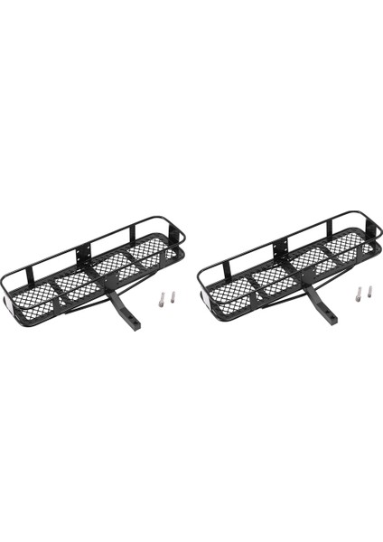 2x Metal Arka Tampon Arka Askı Taşıyıcı 1/10 Rc Paletli Eksenel SCX10 90046 SCX10 Iıı AXI03007 Trx4 D90 (Yurt Dışından)