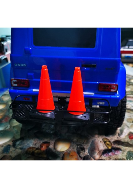 2x Metal Arka Tampon Arka Askı Taşıyıcı 1/10 Rc Paletli Eksenel SCX10 90046 SCX10 Iıı AXI03007 Trx4 D90 (Yurt Dışından)