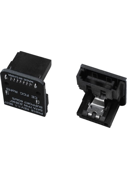Sata 7pin Dişi 7pin Erkek 90 Derece Açılı Adaptör Anakart Anakart Masaüstü Bilgisayarlar Için SSD HDD (Yurt Dışından)