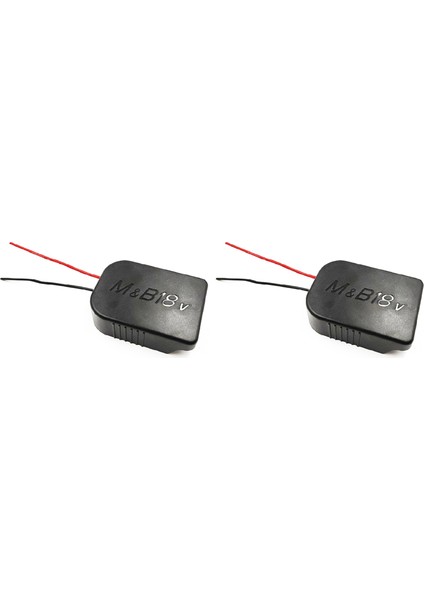 2x Adaptör ve 18V Pil Gücü Bağlantı Konnektörü Adaptörü 12 Awg Tel Adaptörlü Dock Tutucu (Yurt Dışından)