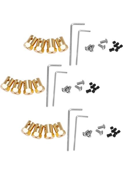12 Adet 5mm Ila 12MM Pirinç Birleştirici Tekerlek Göbeği Hex Adaptörü B14 B16 B24 B36 C14 C24 Mn D90 D91 Rc Araba Yedek Parçaları (Yurt Dışından)