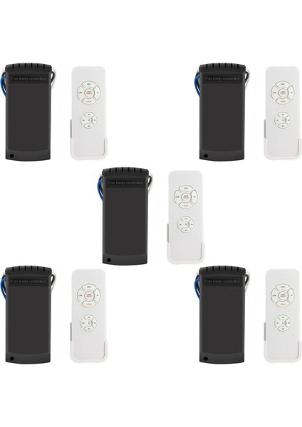 5x Evrensel Tavan Vantilatörü ve Işık Uzaktan Kumanda Kiti Zamanlama Kablosuz Anahtarları (Yurt Dışından)