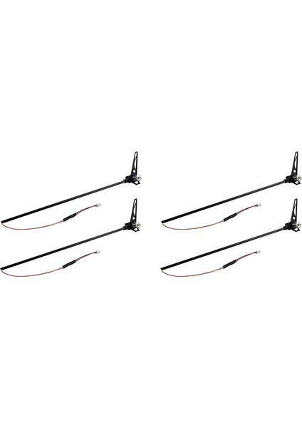 4pcs WLTOYS için Kuyruk Motor Seti XK K110 V977 RC Helikopter Yükseltme Parçaları Yedek Aksesuarlar (Yurt Dışından)
