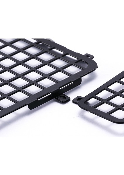 2 MN D90 D99S için Set MN99S 1/12 Arka Yan Metal Stereoskopik Pencere Mesh Koruyucu Net Aksesuarlar (Yurt Dışından)