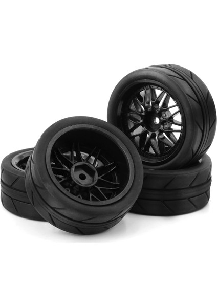 1/10 Rc Drift Lastikleri 65MM Yol Yarışı Araba Tekerlekleri Lastikleri TT01 TT02 XV01 XV02 Ptg-2, Siyah (Yurt Dışından)