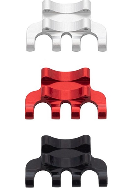 2x Metal Arka Aks Kafes Üst Bağlantı Sabitleme Kaidesi Eksenel SCX24 90081 C10 1/24 Rc Paletli Araba Yükseltme Parçaları Aksesuarları, 3 (Yurt Dışından)
